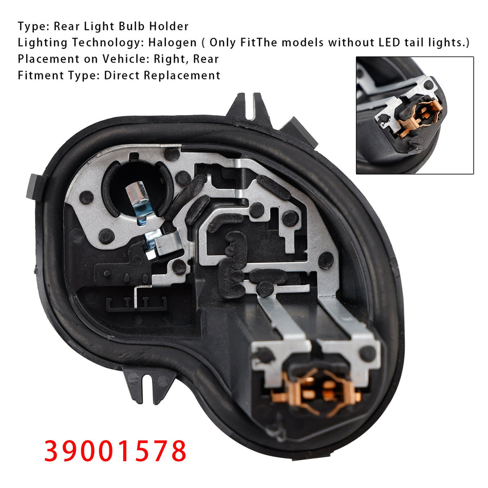 2016–2023 Opel Astra K 5 Türer Fließheck rechts Rücklicht Lampenfassung 39001578
