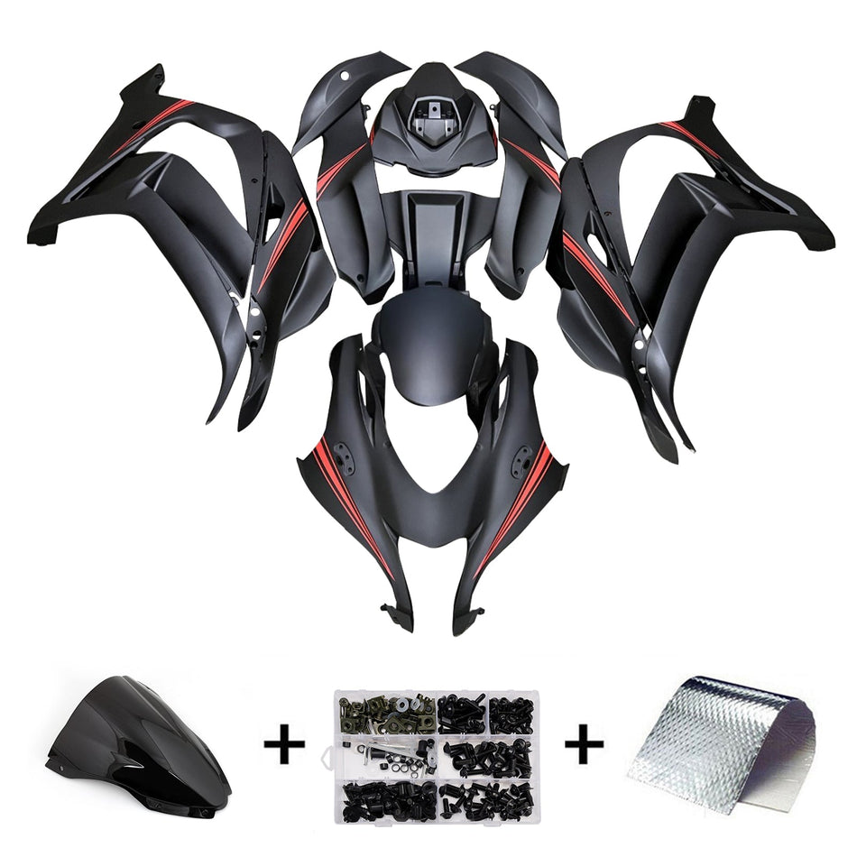 Injection Verkleidung Kit Karosserie Kunststoff ABS fit Für Kawasaki ZX10R 2016-2020