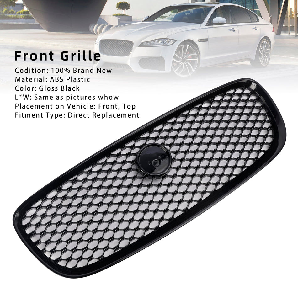 2016–2019 Jaguar XF XF-R Style Frontstoßstangengrill, schwarz glänzend