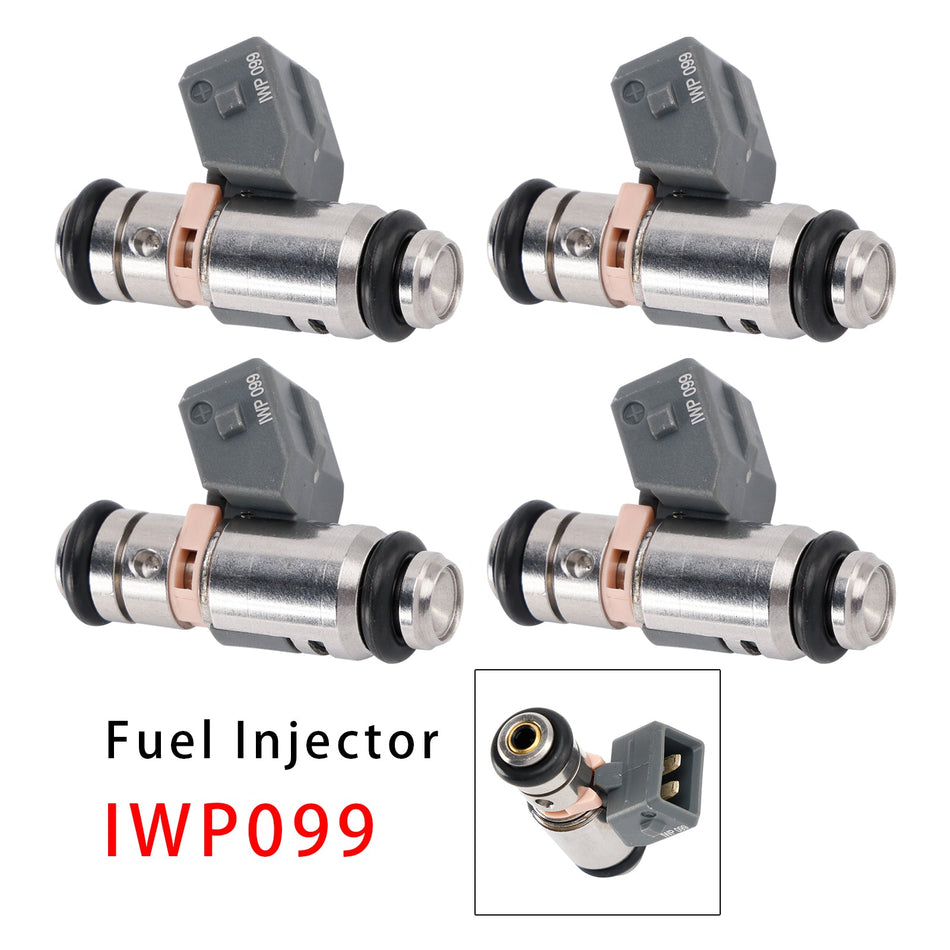 4 Stück Einspritzdüsen für Renault Clio Kangoo Thalia Twingo I 1.2 16V IWP099