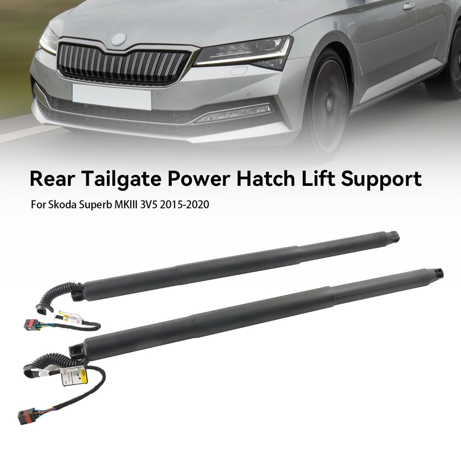2015–2020 Skoda Superb III 3V5 2 Stück elektrische Heckklappen-Gasdruckfedern 3V9827851B 3V9827852B