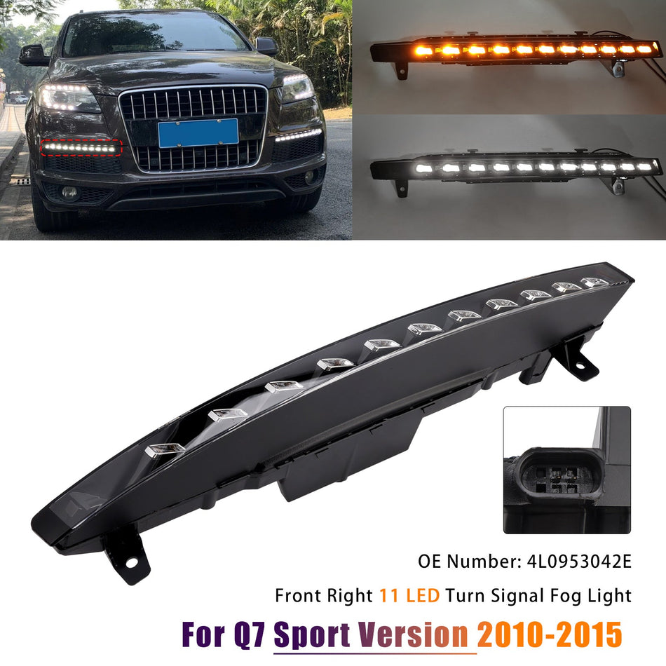 2010–2015 Audi Q7 Sport Version, vorderer rechter 11-LED-Blinker/Nebelscheinwerfer, Teilenummer 4L0953042E