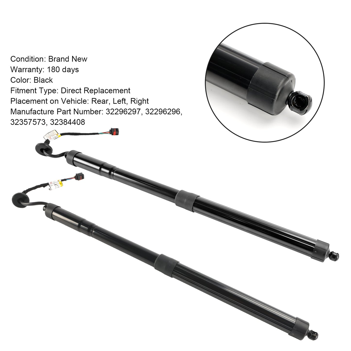 2 STÜCKE Hinten Elektrische Heckklappe Gas Strut 32296296 fit Für Volvo XC40 536 2019-2023