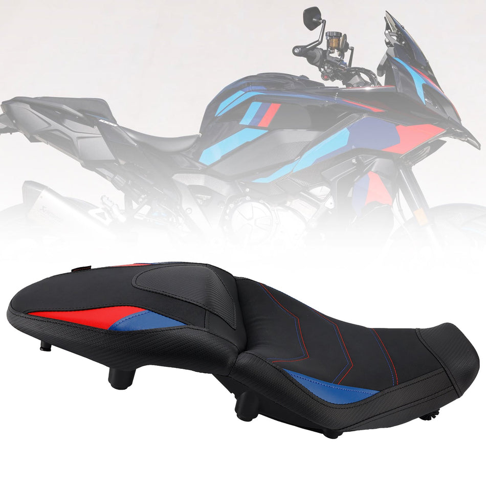 2020–2024 BMW S1000XR Vorder- und Rücksitzbank, Fahrer- und Beifahrersitz +20 mm, Schwarz