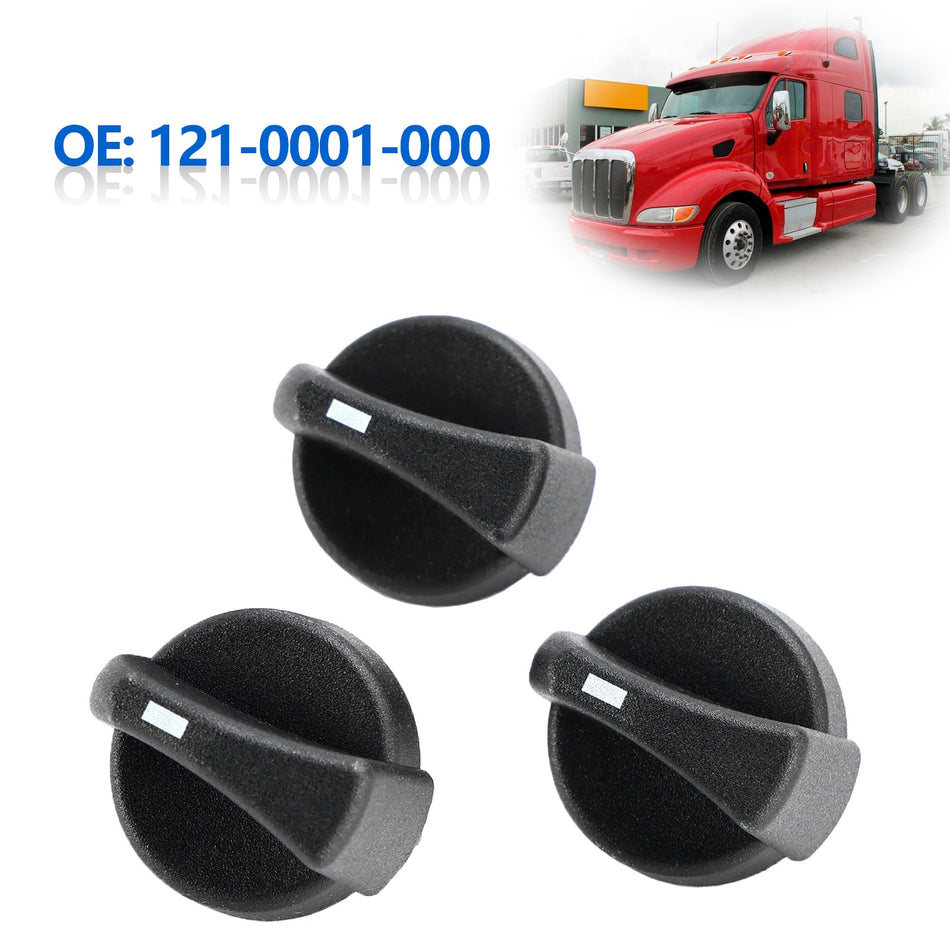 1987-2011 Peterbilt 330 335 379 387 3 Stück AC-Heizungsreglerkn?pfe 121-0001-000