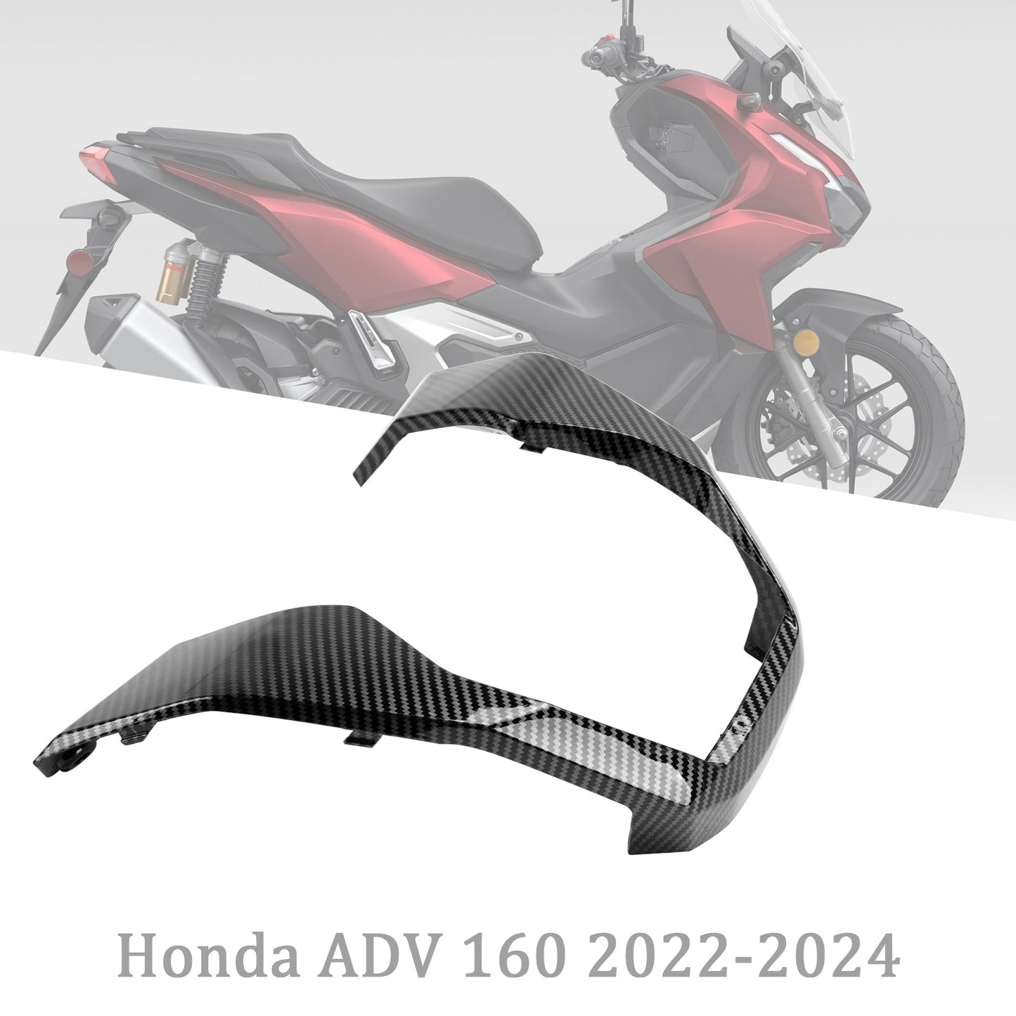 2023-2024 Honda ADV 160 Lenker Fahrer Mittelkasten untere Abdeckung Verkleidung