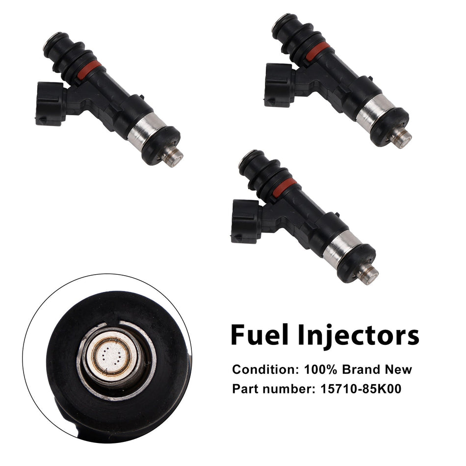 Kraftstoffeinspritzdüsen 15710-85K00 (3 Stück) für Suzuki DF40A, DF50A und DF60A (2010–2024)