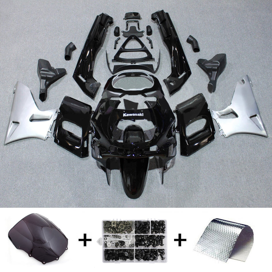 Verkleidungssatz aus ABS-Kunststoff, passend für Kawasaki ZZR400 (1993–2007) und ZZR600 (1998–2003)