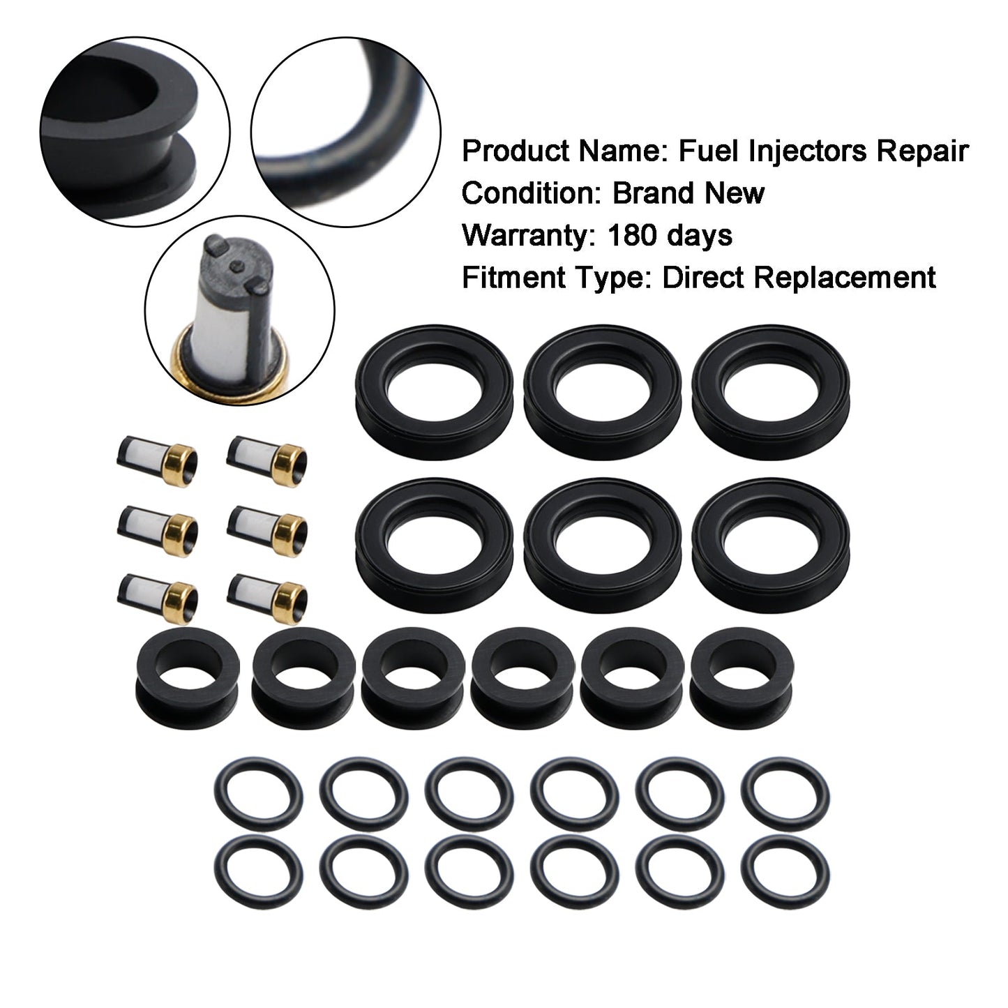 Reparatursatz für Einspritzdüsen, passend für Toyota Supra, passend für Lexus SC300 IS300 3.0 98-05