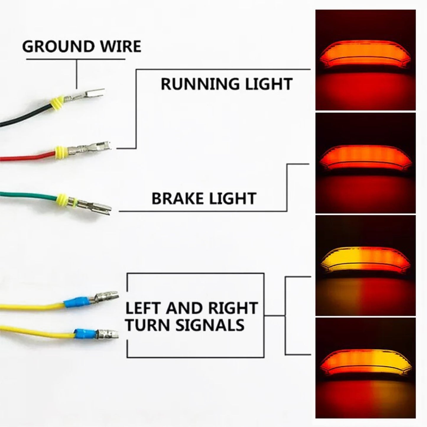 2013-2024 HONDA CBR600RR LED Rücklicht Bremse Blinker