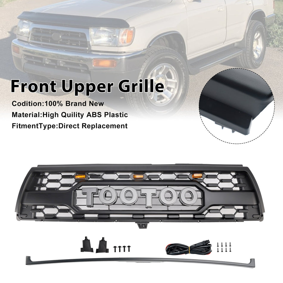 Toyota 4Runner (1996–2000) mit LED-Frontstoßstangengrill in Mattschwarz