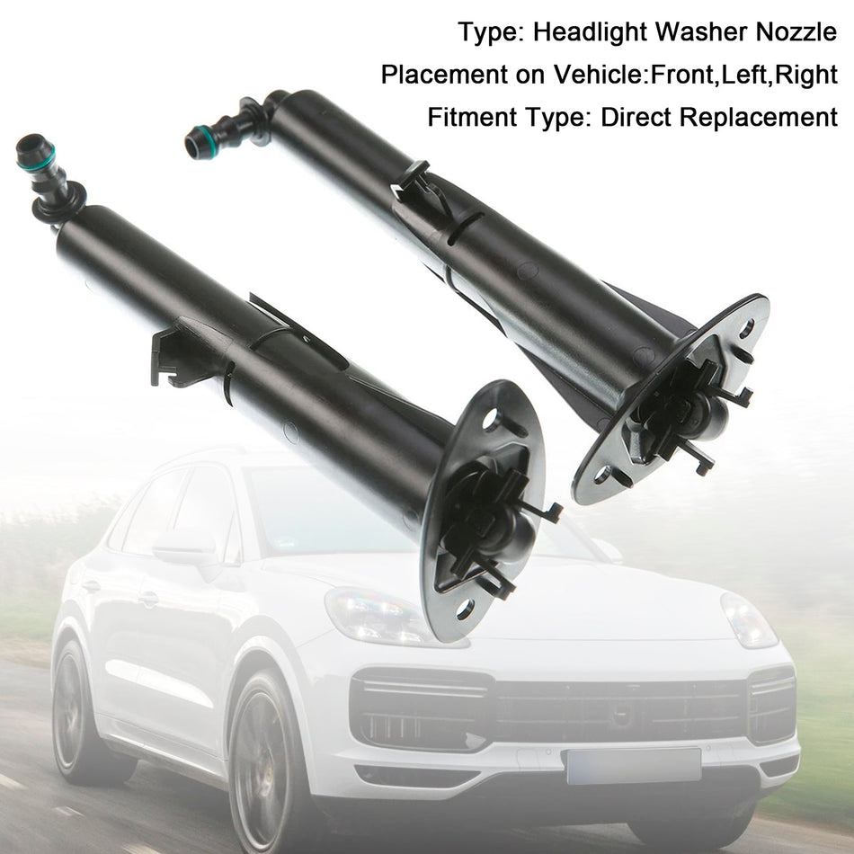 2015-2017 Porsche Cayenne 1 Paar Frontscheinwerfer-Sprühdüsen