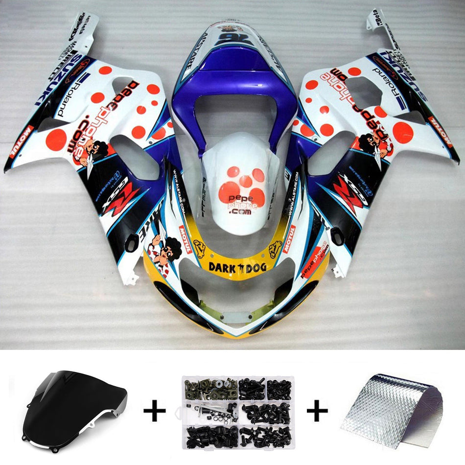 Verkleidungssatz für Suzuki GSXR600 (2001–2003) und GSXR750 (2000–2003) K1