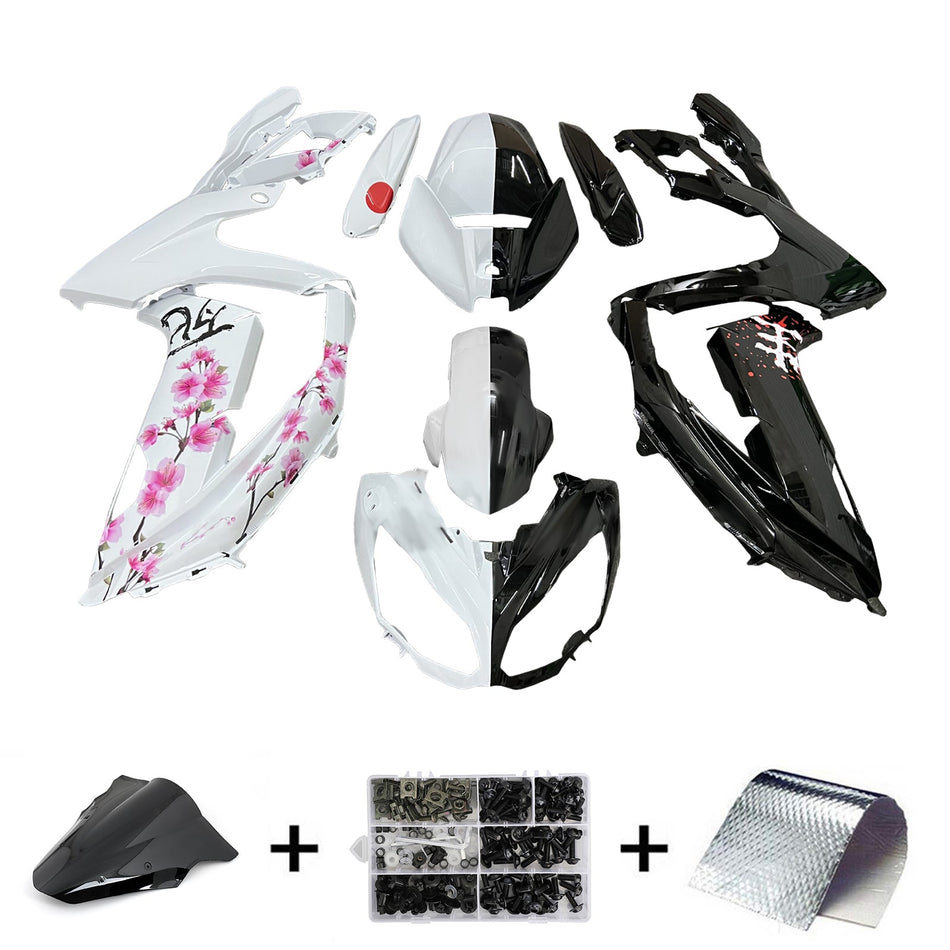 Injection Verkleidung Kit Karosserie Kunststoff ABS fit Für Kawasaki ER-6F Ninja650 2012-2016
