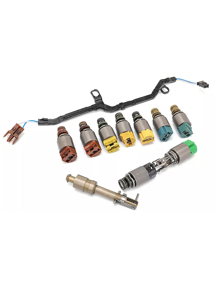 2011–2012 BMW 740i 3.0 L6 F01 6HP28 Getriebeventilkörper-Reparatur-Magnetventil-Kit 1068298047