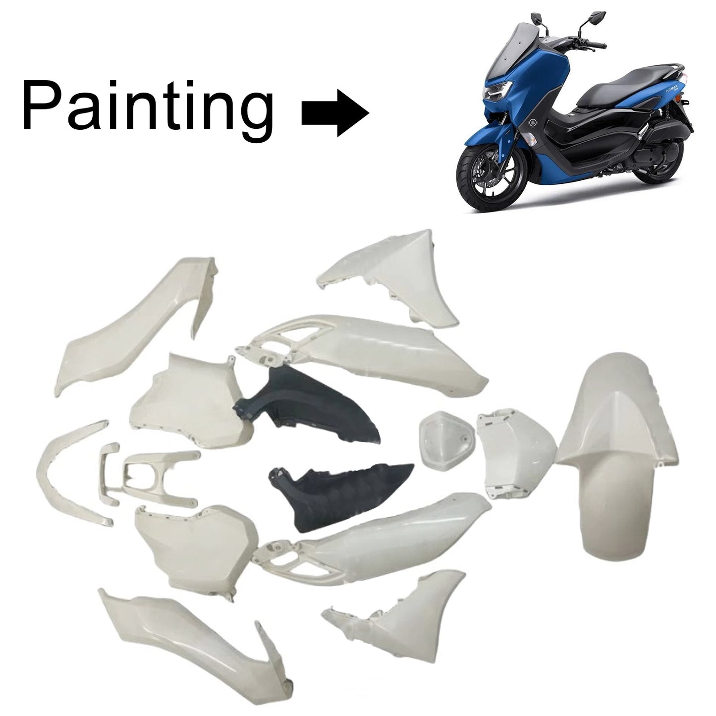 2020-2024 Yamaha NMAX 125 155 250 Einspritzverkleidungssatz Karosserie