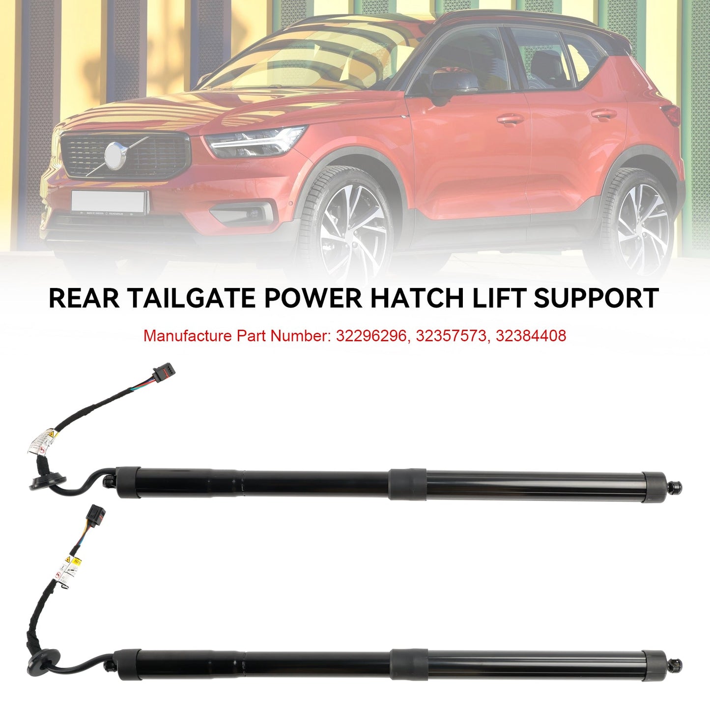 2 STÜCKE Hinten Elektrische Heckklappe Gas Strut 32296296 fit Für Volvo XC40 536 2019-2023