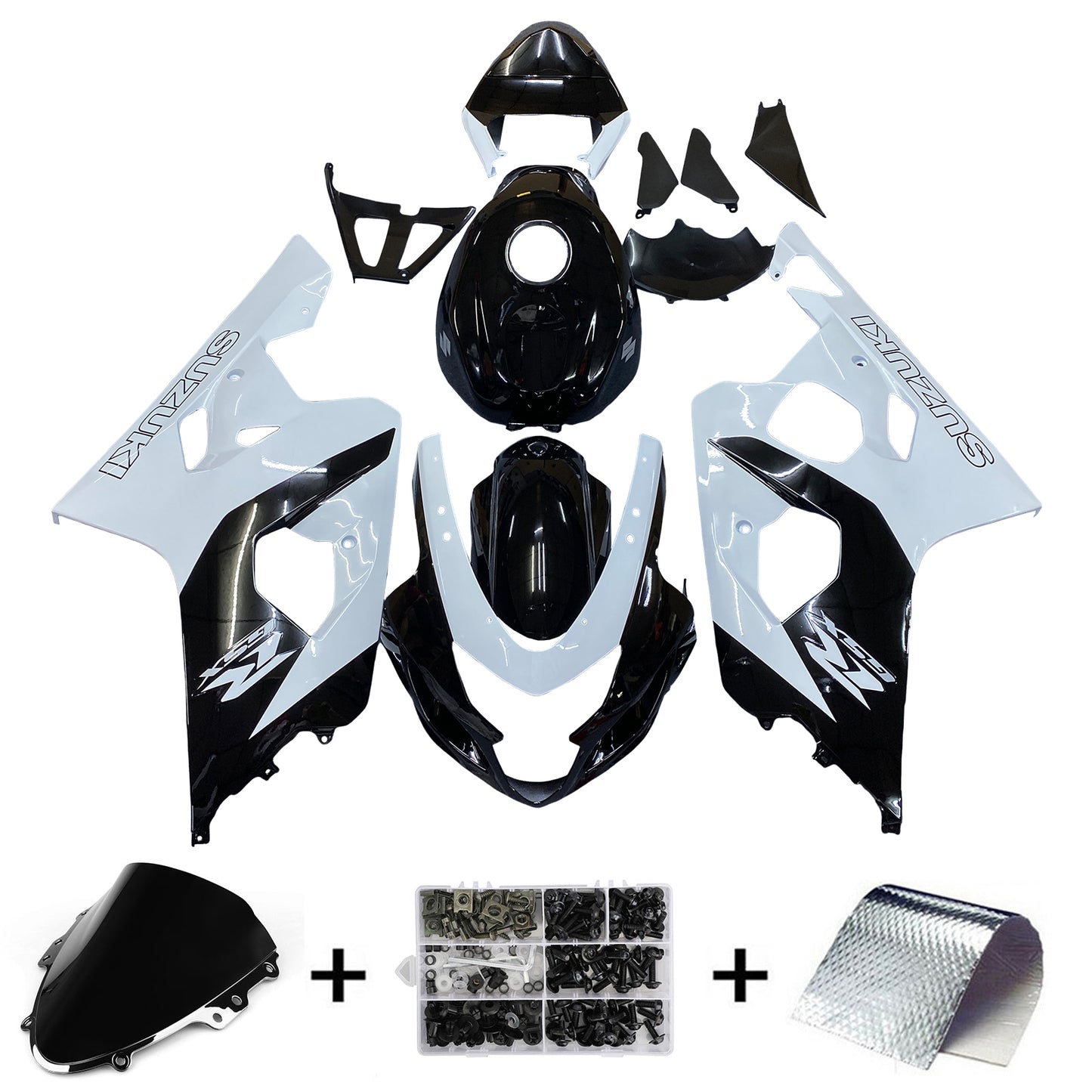 Injection Fairing Kit Bodywork Plastic ABS For Suzuki GSXR 600/750 2004-2005 K4