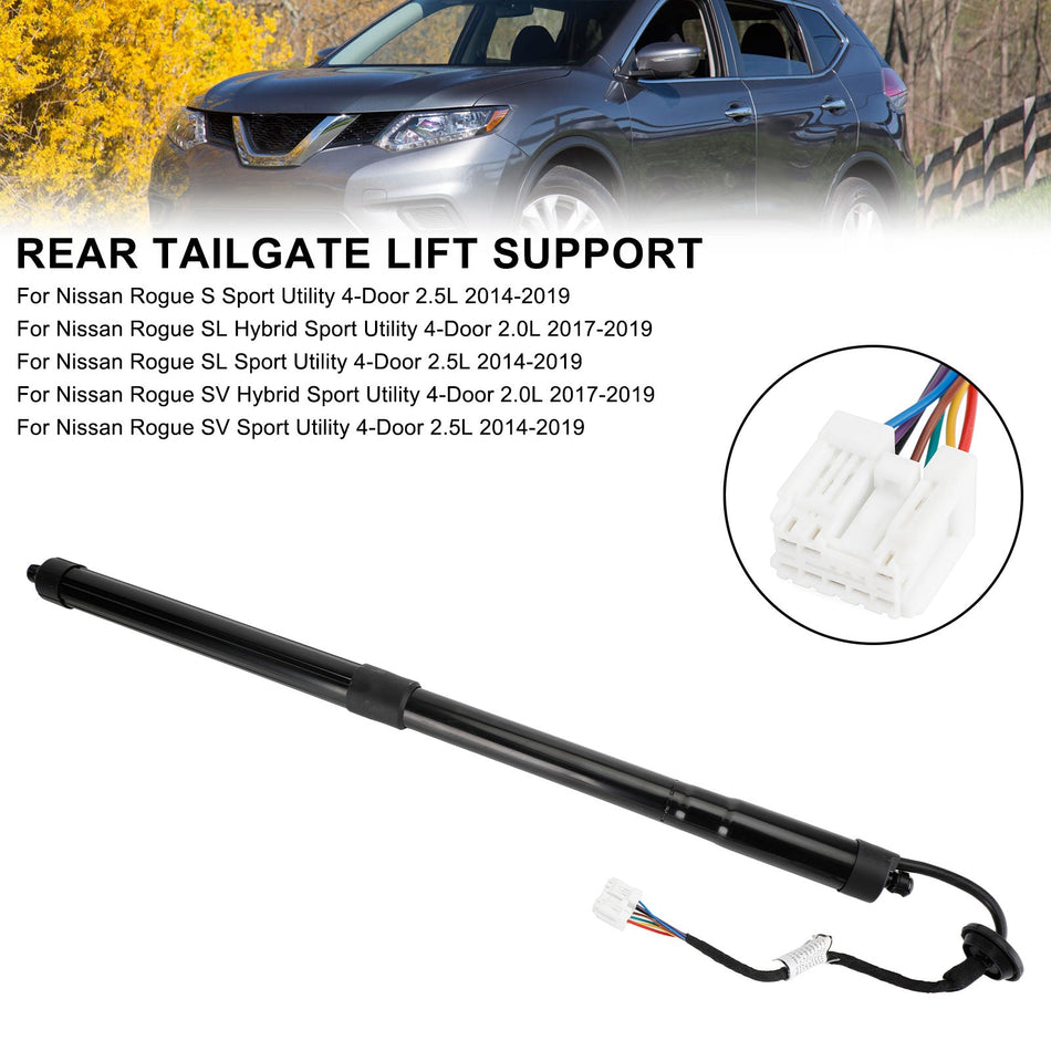 2017–2019 Nissan Rogue SL Hybrid SUV, 4-türig, 2,0 l, elektrische Heckklappen-Hebevorrichtung mit Öffner, Teilenummer 90561-4BA4A