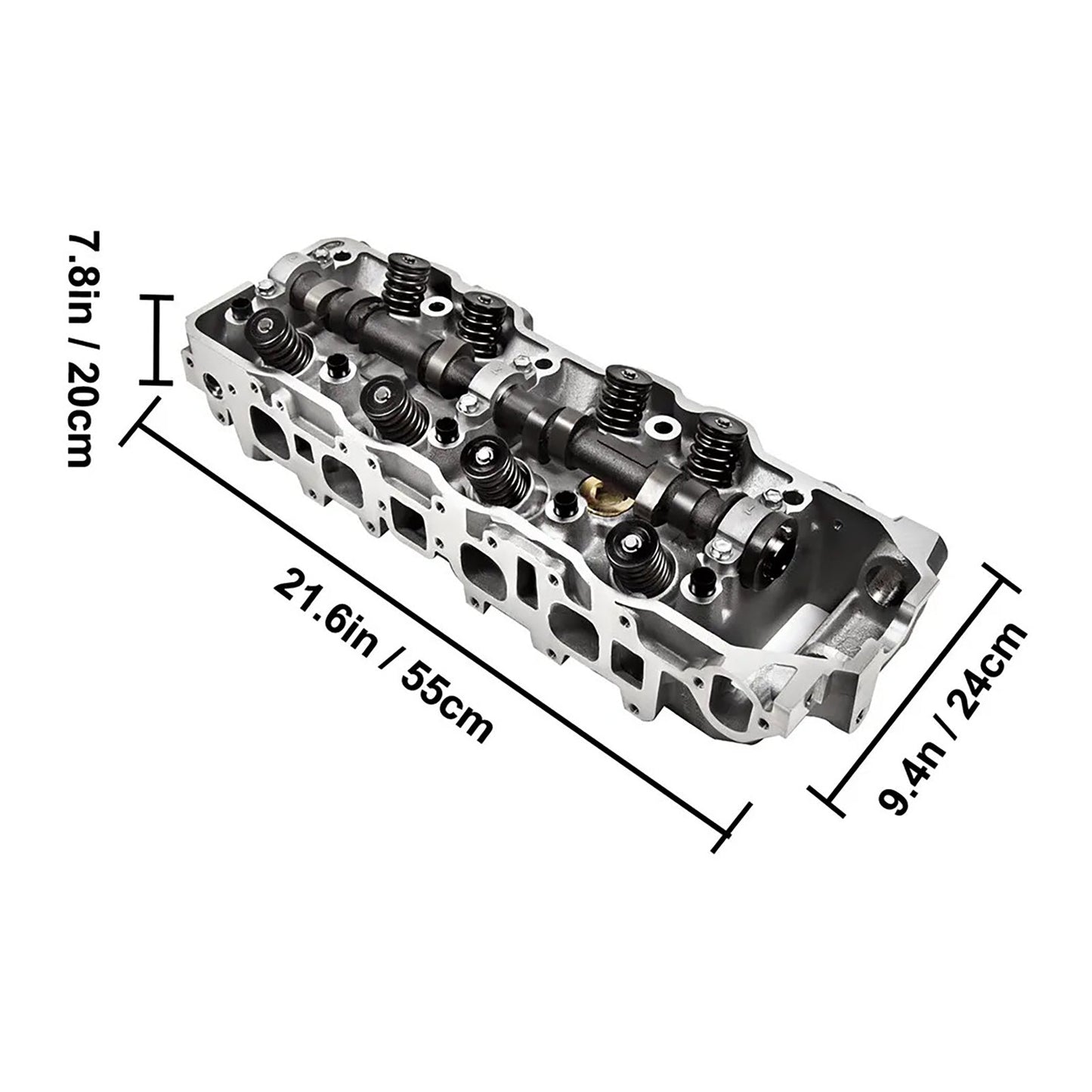 Kompletter Zylinderkopf für Toyota 4Runner Pickup Celica 2.4L 1985-1995 22R