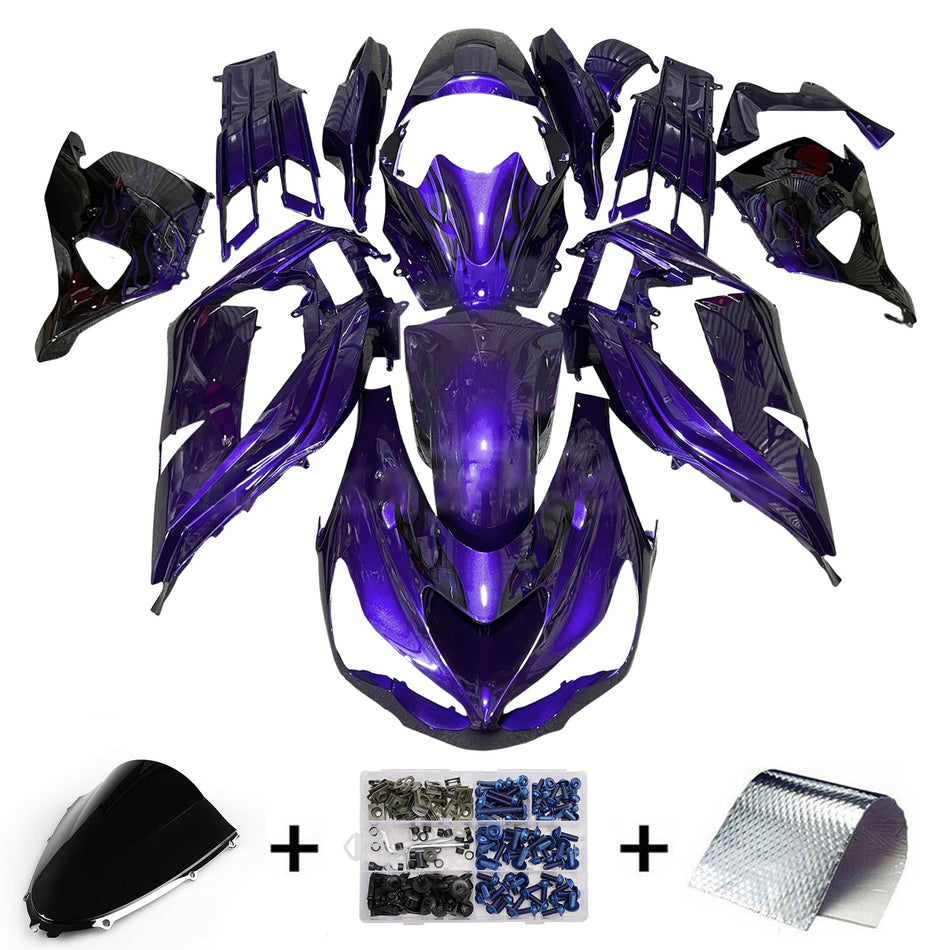 Injection Verkleidung Kit Karosserie fit Für Kawasaki ZX14R ZZR1400 2012-2025