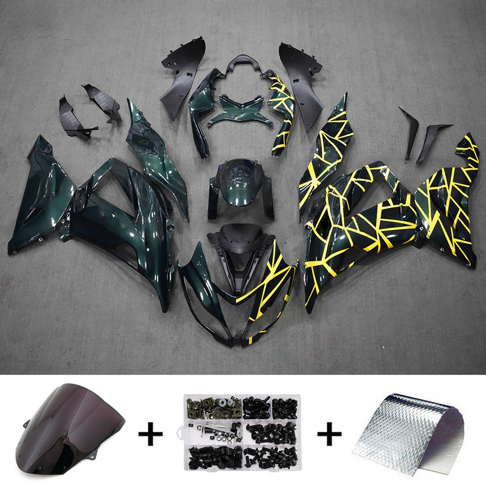 Verkleidungssatz aus ABS-Kunststoff, passend für Kawasaki ZX6R 636 (2013–2018)