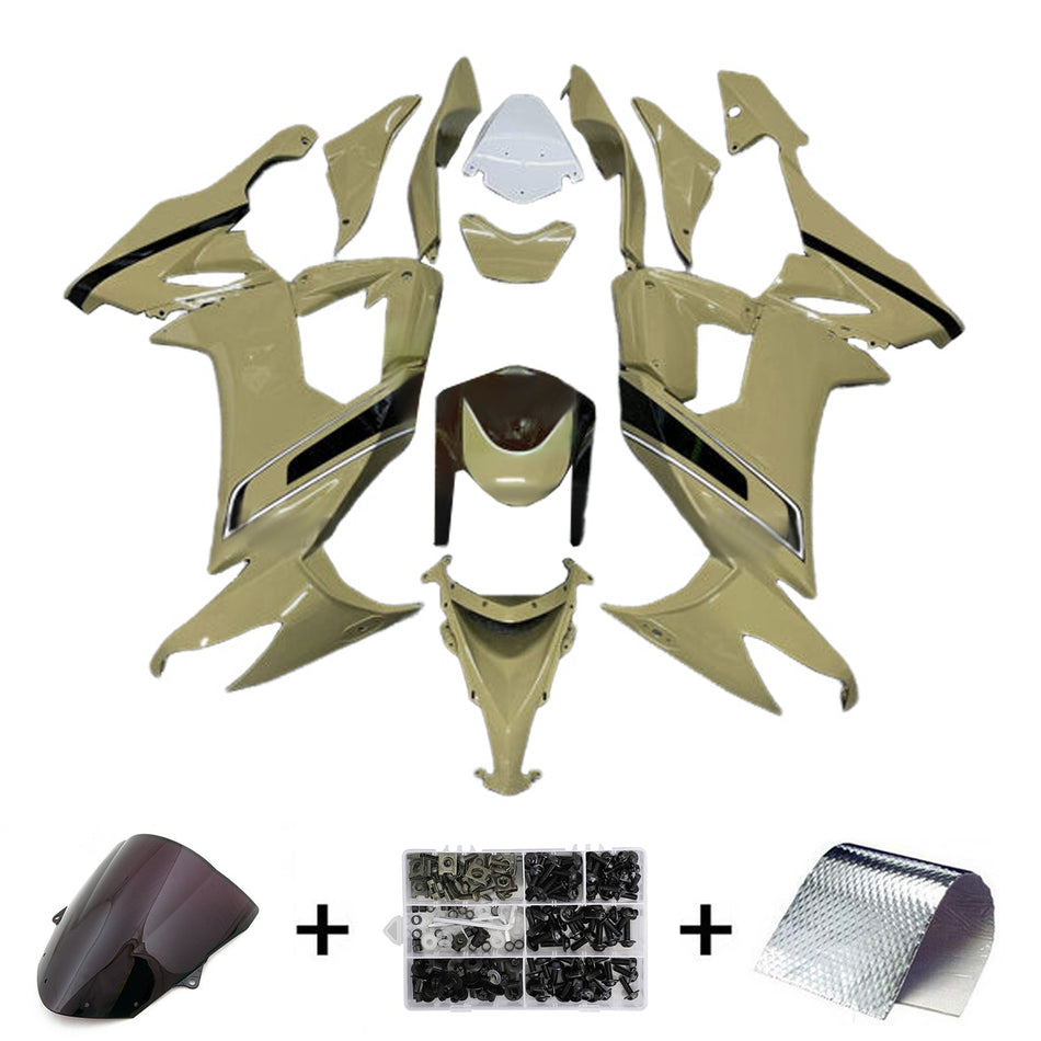 Injection Verkleidung Kit Karosserie Kunststoff ABS fit Für Kawasaki ZX10R 2008-2010