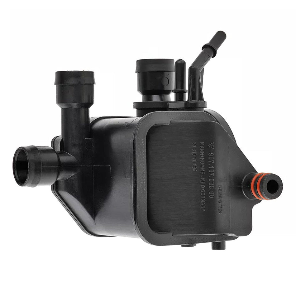 2007–2008 Porsche 911 Targa 4S H6 3.8L Center Motor Ölabscheider Entlüftungsventil 99710703800 90033105340