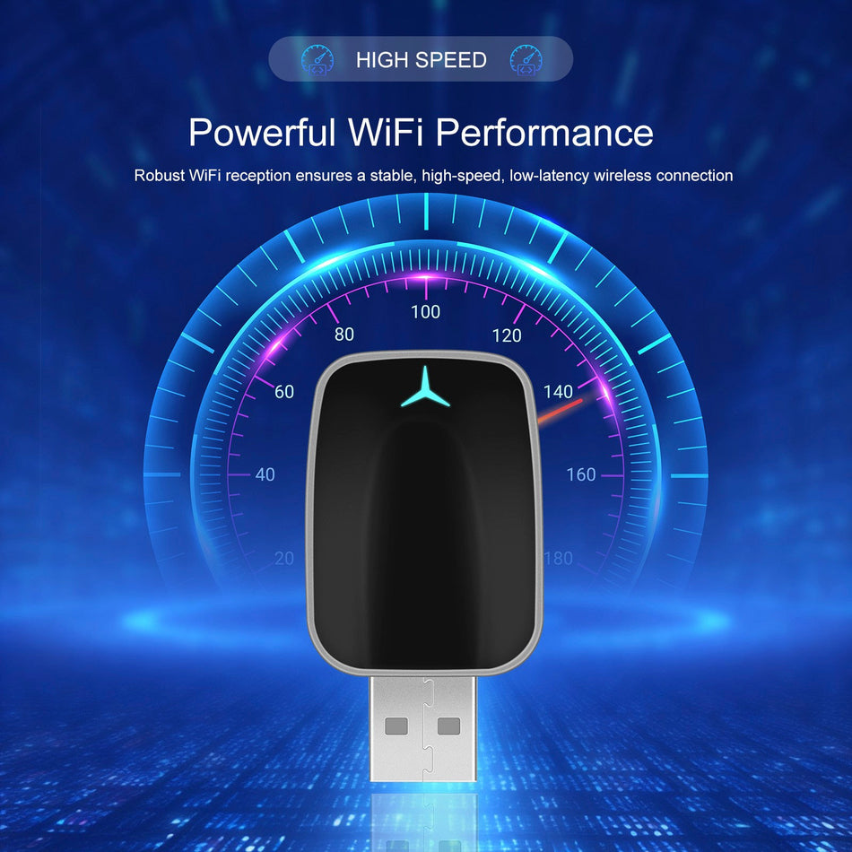 2-in-1-USB-Auto-Dongle-Verbindungsbox: Kabelloser Apple CarPlay- und Android Auto-Adapter