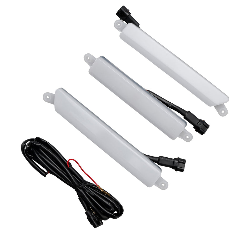 2015–2019 Ford Ranger T7 Ranger Raptor Style Frontstoßstange Grill Grill weißes LED-Licht