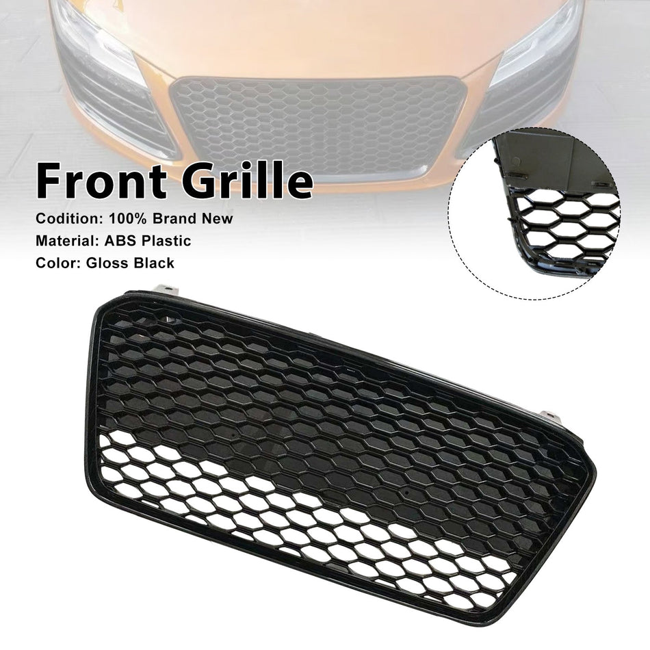 Frontgrill im Henycomb-Design, glänzend schwarz, für Audi R8, Baujahr 2013