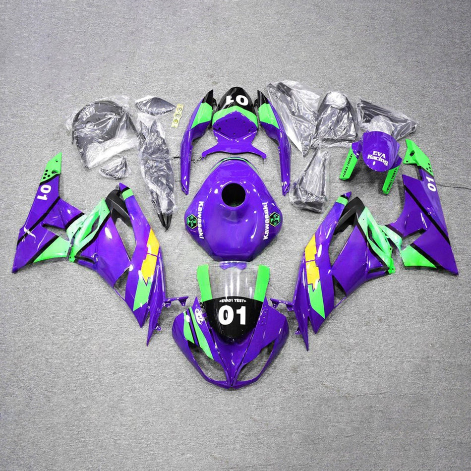 Verkleidungssatz aus ABS-Kunststoff, passend für Kawasaki ZX6R 636 2009-2012