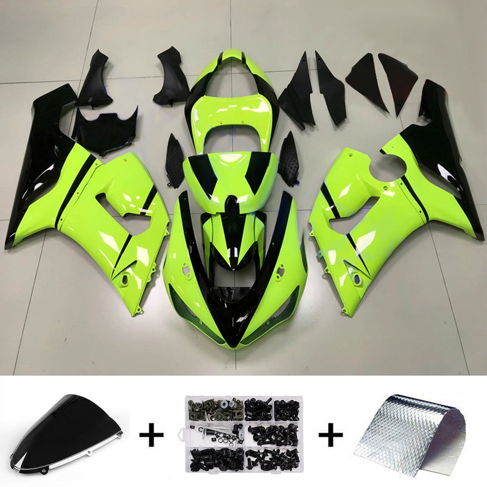 Verkleidungssatz aus ABS-Kunststoff, passend für Kawasaki ZX6R 636 (2005-2006)