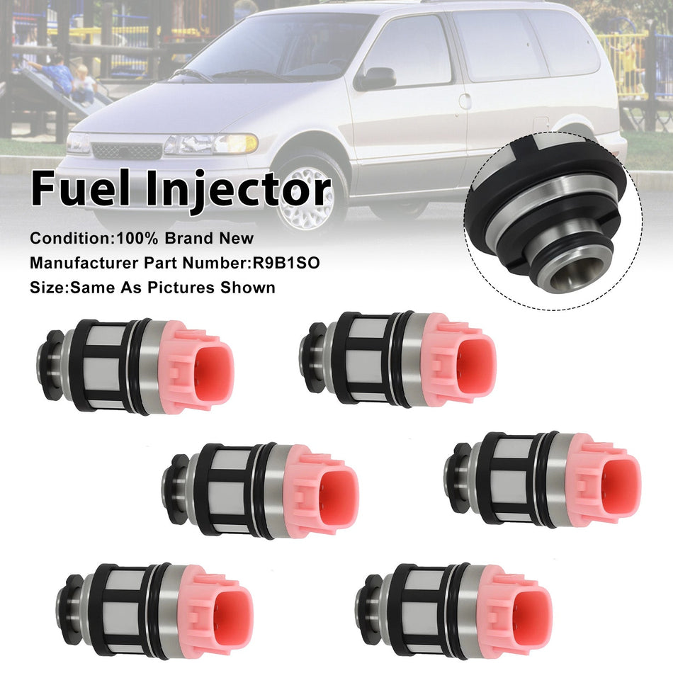 1999-2002 Für Nissan Quest 3.3L V6 6PCS Kraftstoffeinspritzdüsen 16600-9S200
