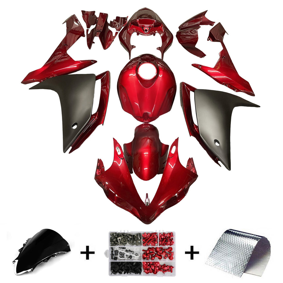 Injection Verkleidung Kit Karosserie Kunststoff ABS Für Yamaha YZFR1 YZF-R1 2007-2008