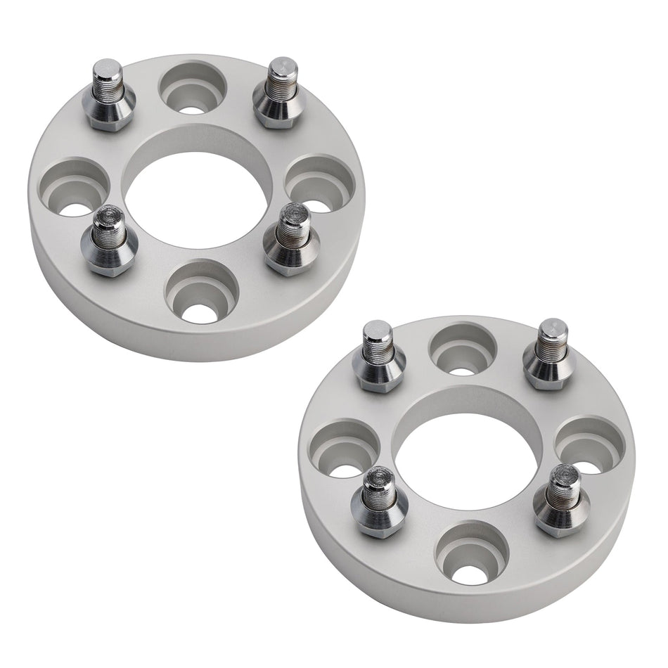 1"" Radabstandshalter-Set mit Kabeln, Radmuttern, silber, für Yamaha, Club Car, Ezgo Golfwagen
