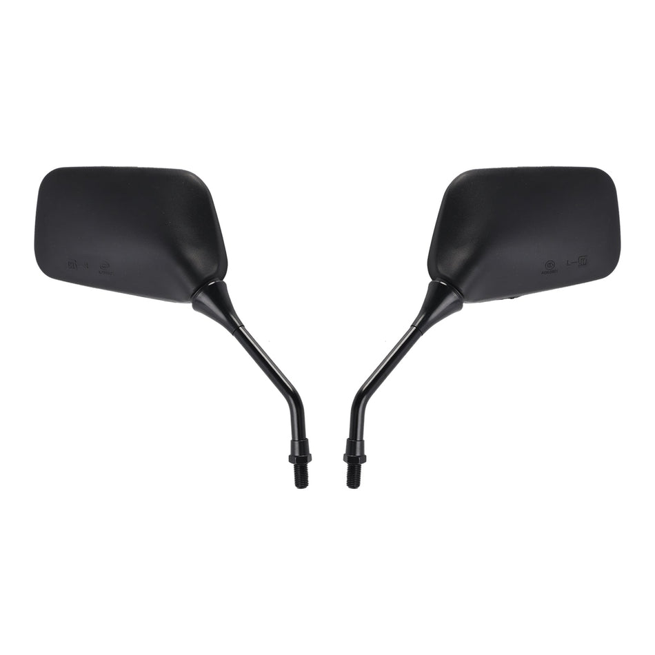 Paar schwarze Spiegel M10 Rückspiegel für Kawasaki KLR250 KLR600 KLR650