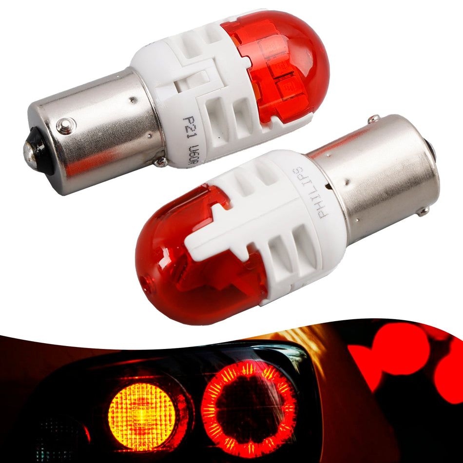 Auto Licht LED-ROT Ultinon Pro6000 P21W 11498RU60 Für PHILIPS