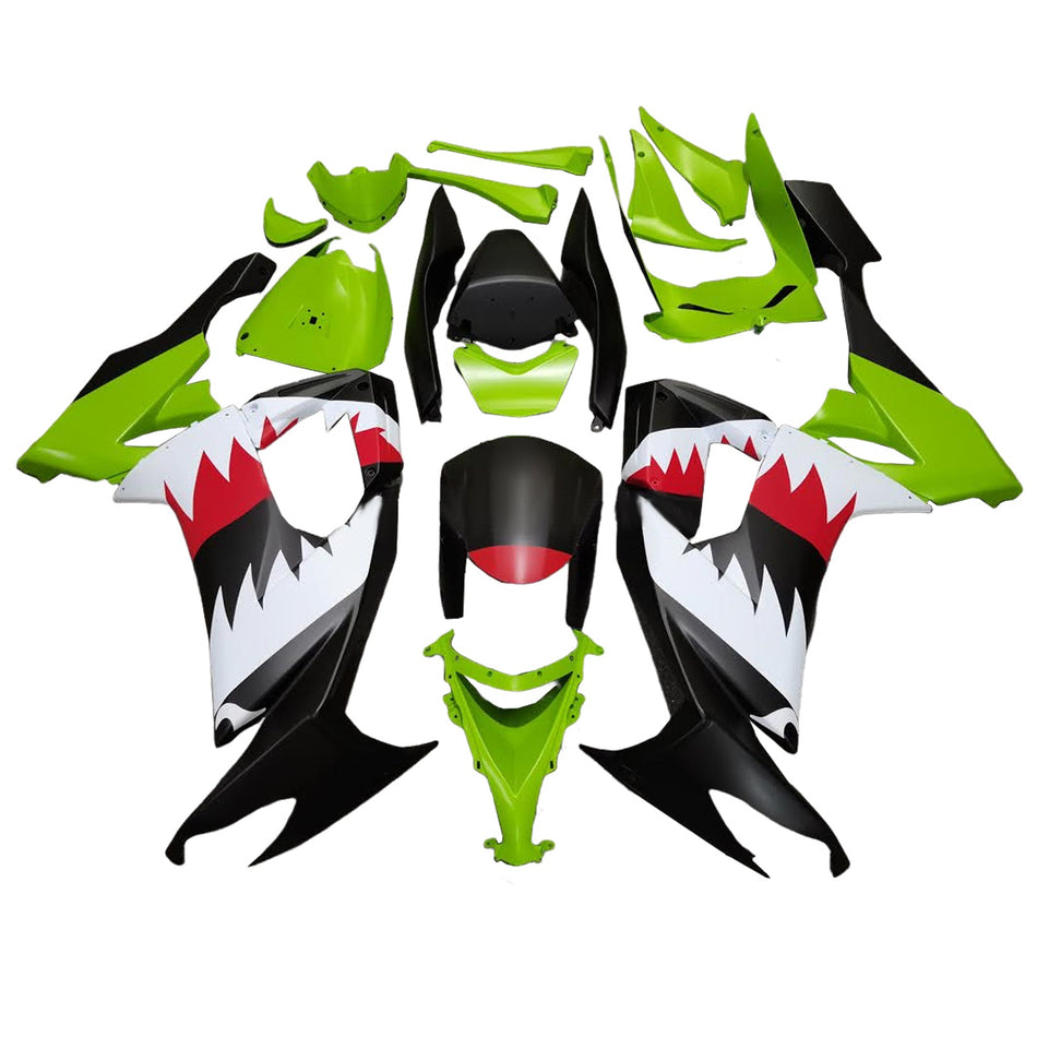Injection Verkleidung Kit Karosserie Kunststoff ABS fit Für Kawasaki ZX10R 2008-2010