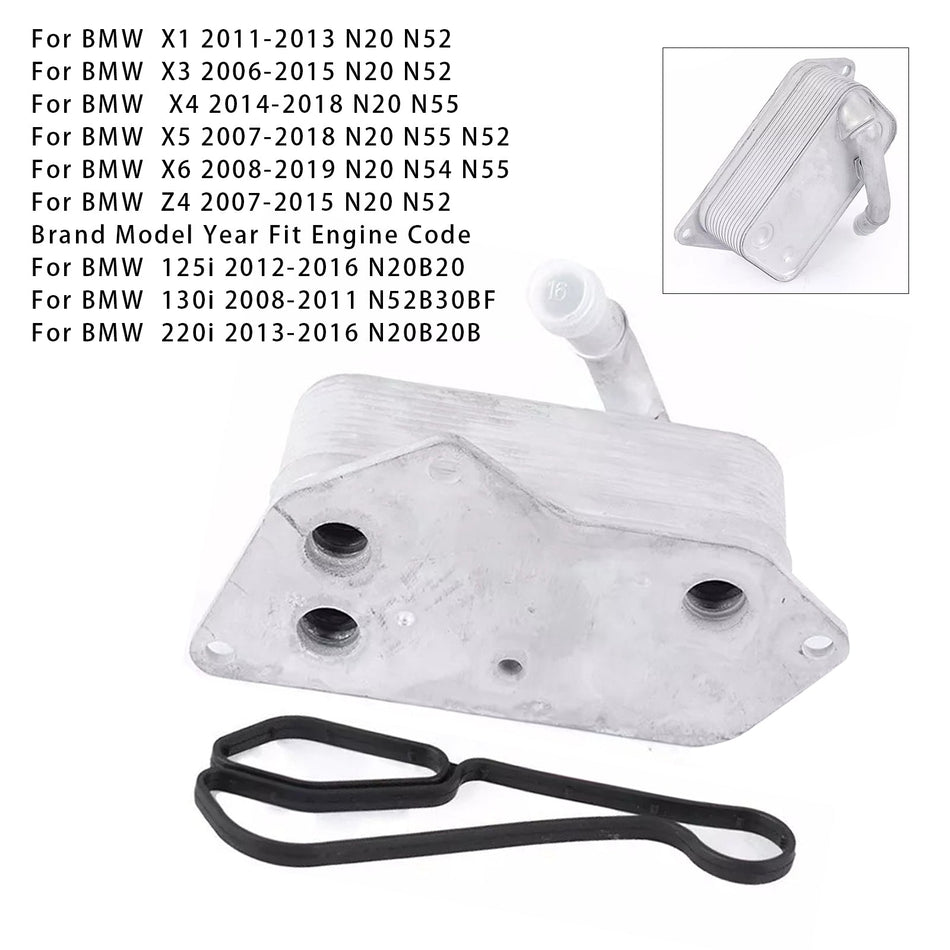 Motorölkühler 11427525333 Für BMW N20 N55 N52 1 2 3 5 6 7 X3 X5 Z4