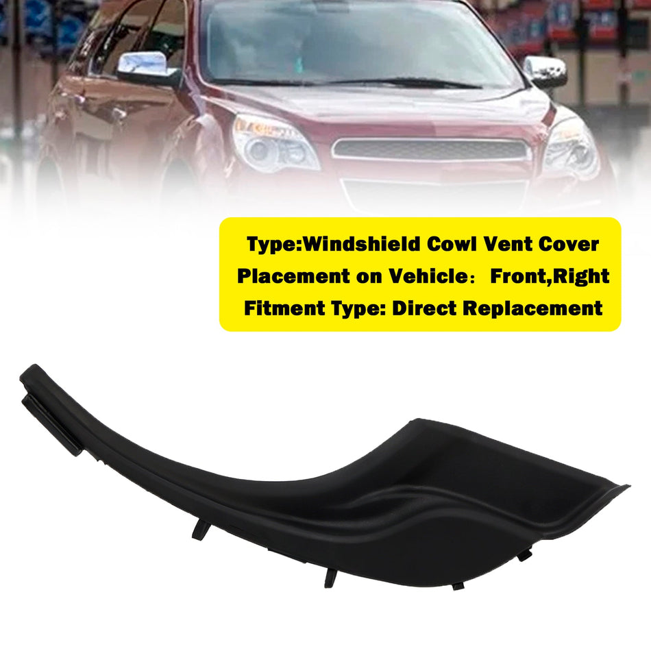 2009-2017 Chevrolet Traverse Beifahrerseite Lufteinlassgitter-Verlängerung 22956656