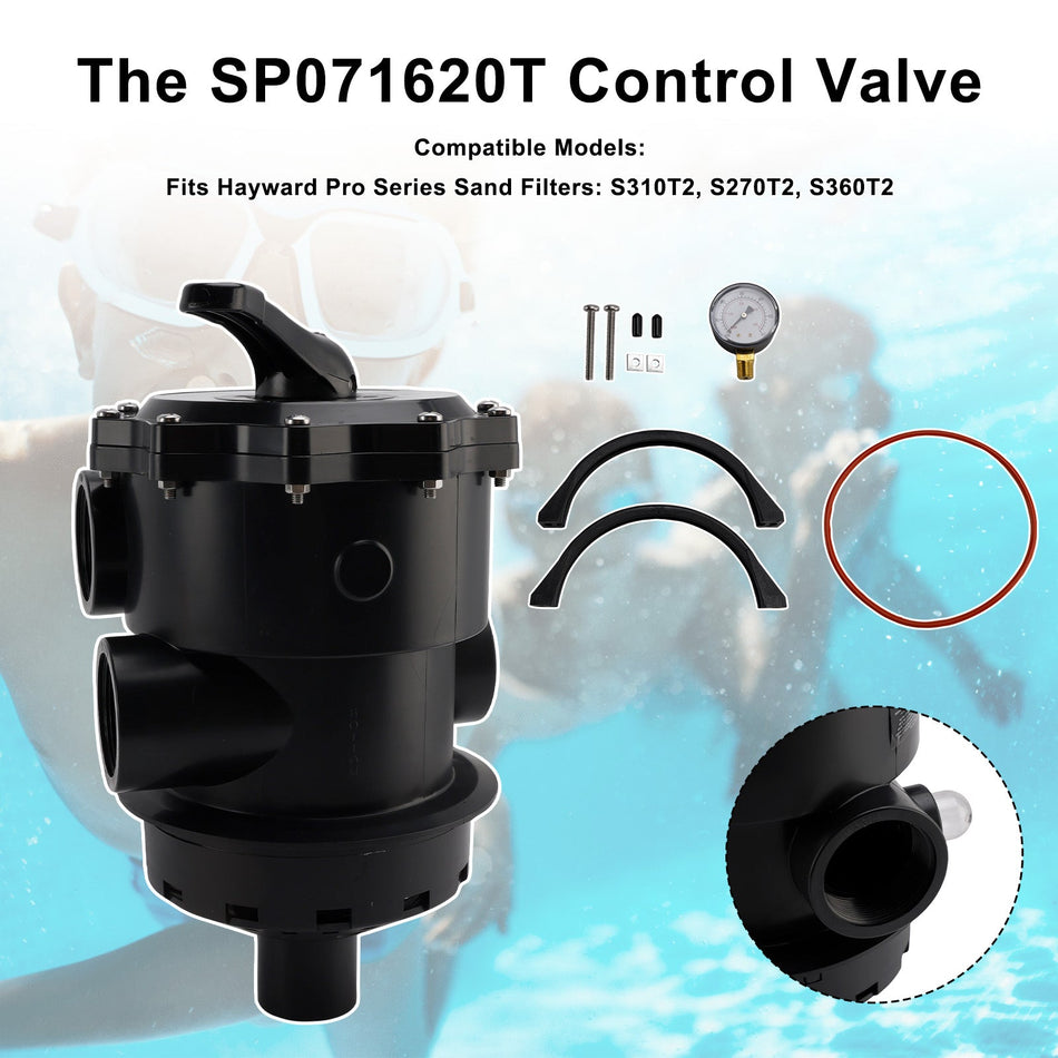 SP071620T VariFlo Top-Mount-Mehrwegeventil für Hayward Pro Series S S310T2