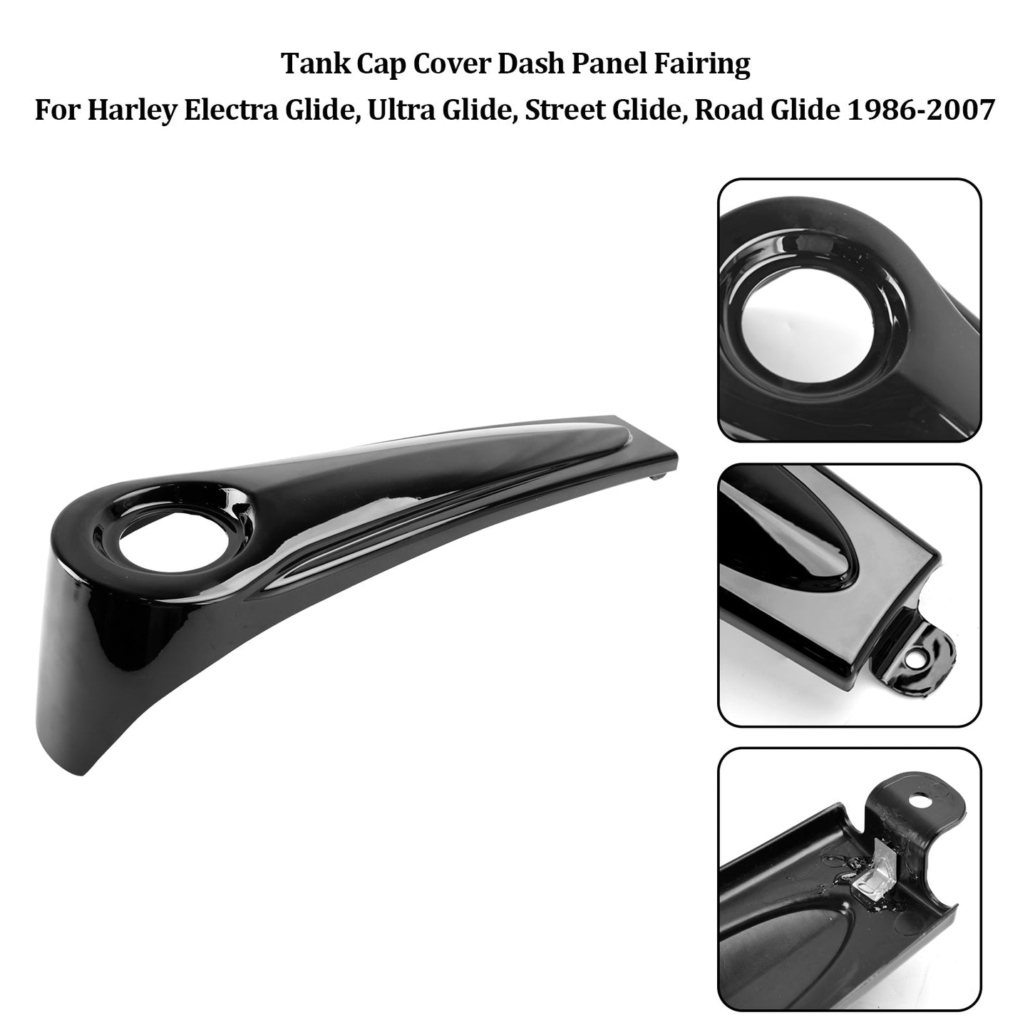 1986-2007 Harley Electra Glide, Ultra Glide, Street Glide, Road Glide Tankdeckel Abdeckung Verkleidung