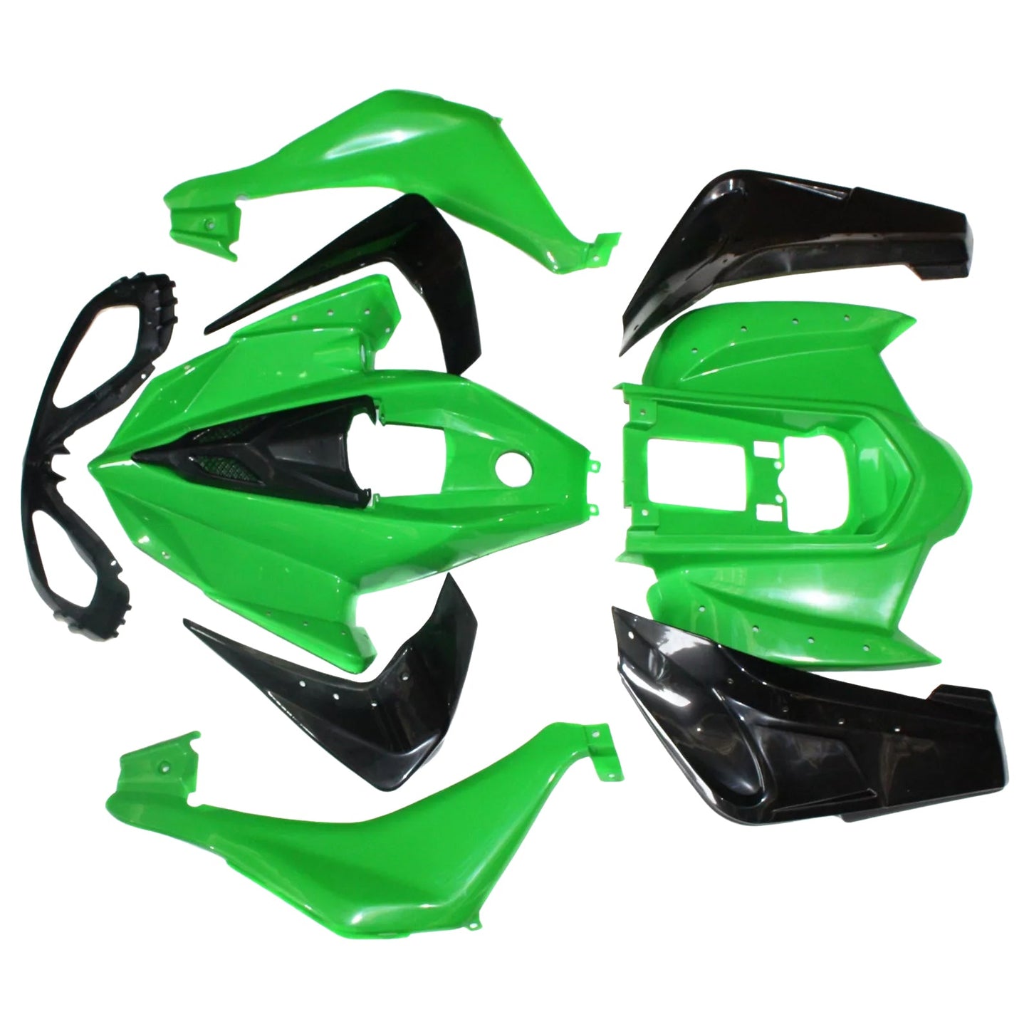 Kunststoff Verkleidung Kotflügel Kit Für 110cc 125cc Mars Sport Quad Dirt Bike ATV Grün