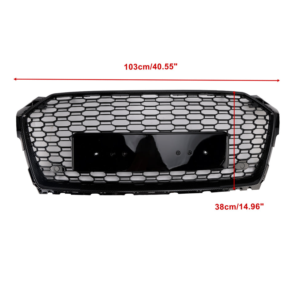 RS5 Style Sport Front Honeycomb Grill Grille Für Audi A5 S5 B9 2017-2019