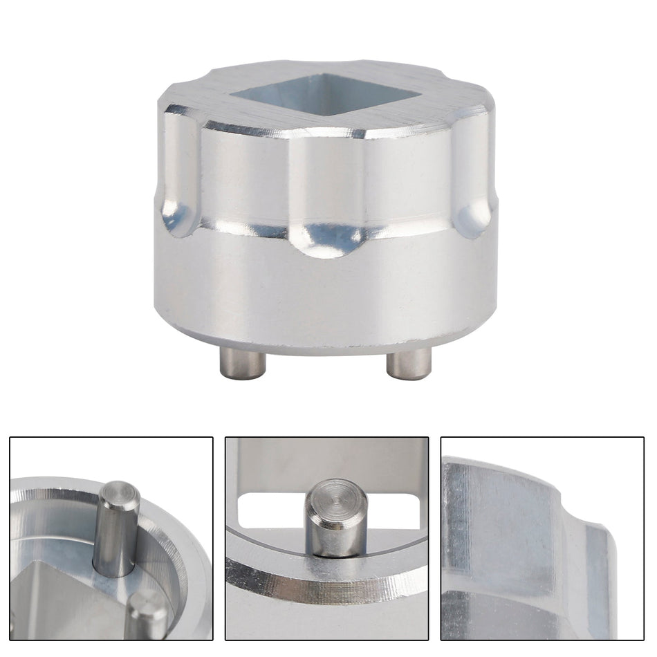 Entfernen Sie die Rückprallkappe vom Stoßdämpfer. Für FOX DPX2. Rückprallkappentreiber. Werkzeug 398-00-761