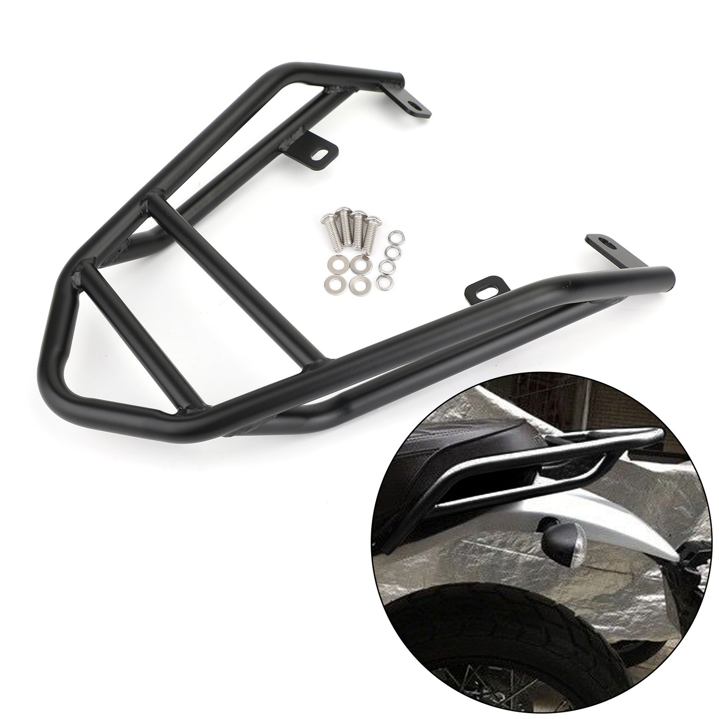 Rear Carrier Luggage Rack Black Fit for Ducati Scrambler 400 803 Sixty2 16-2019