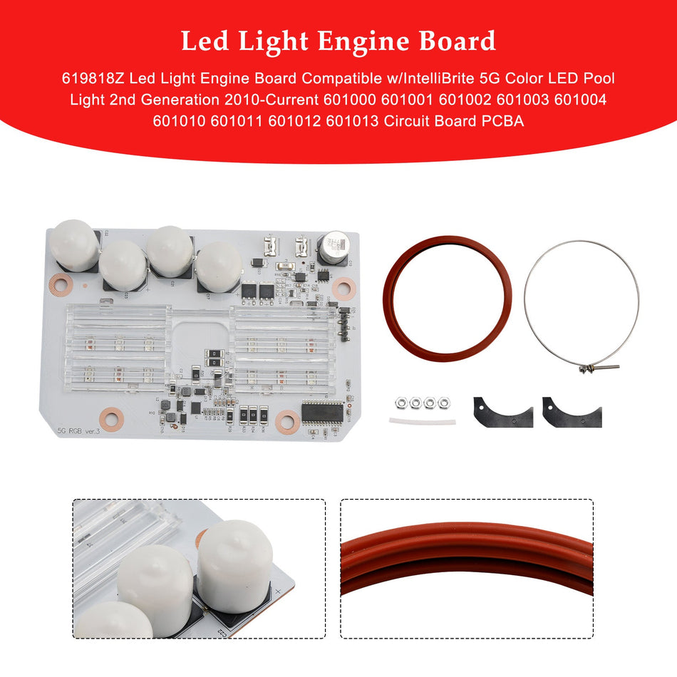 619818Z LED-Lichtmodul-Platinenbausatz für IntelliBrite 5G Farb-LED-Poolleuchte (PCBA)