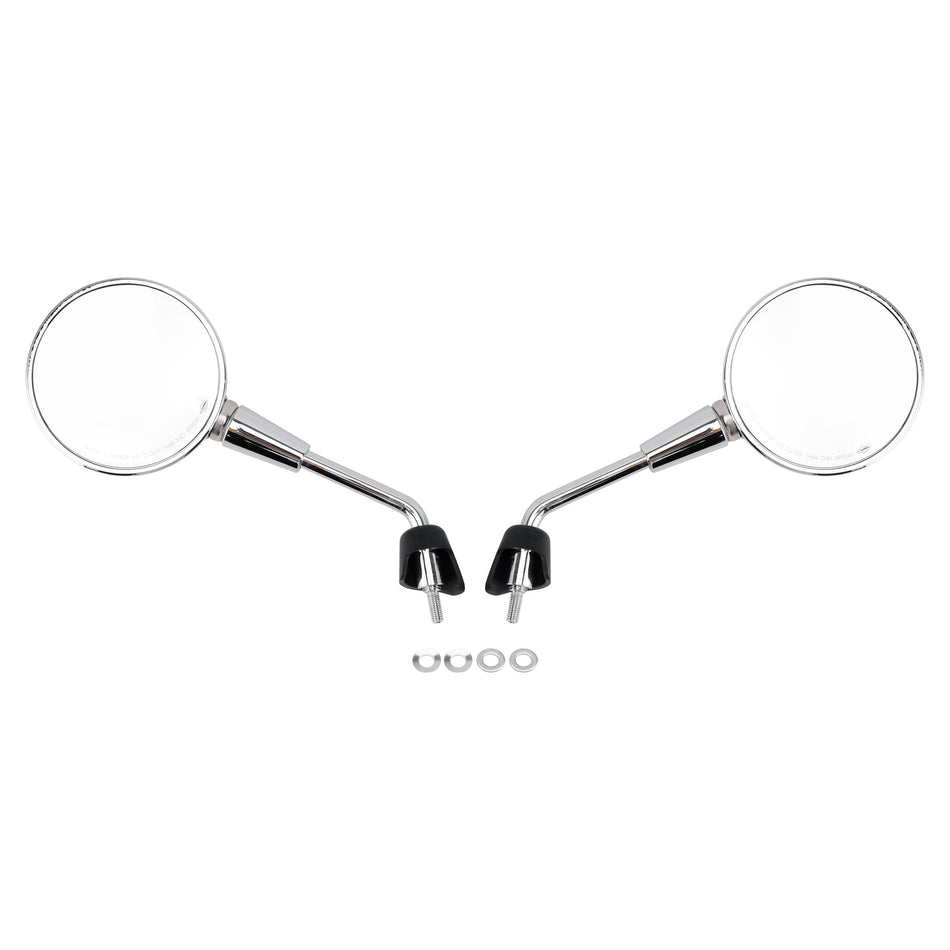 PAAR KURZE SPIEGEL CHROM FÜR VESPA PRIMAVERA 50-125 SPRINT 50-150 GTS 125 300