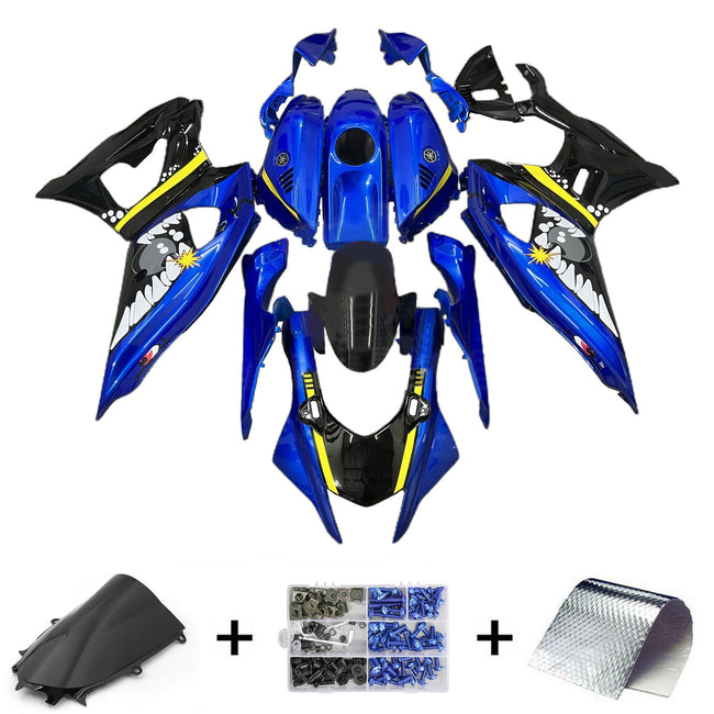 2021-2024 Yamaha YZF-R7 Einspritzverkleidungssatz Karosserie Kunststoff ABS